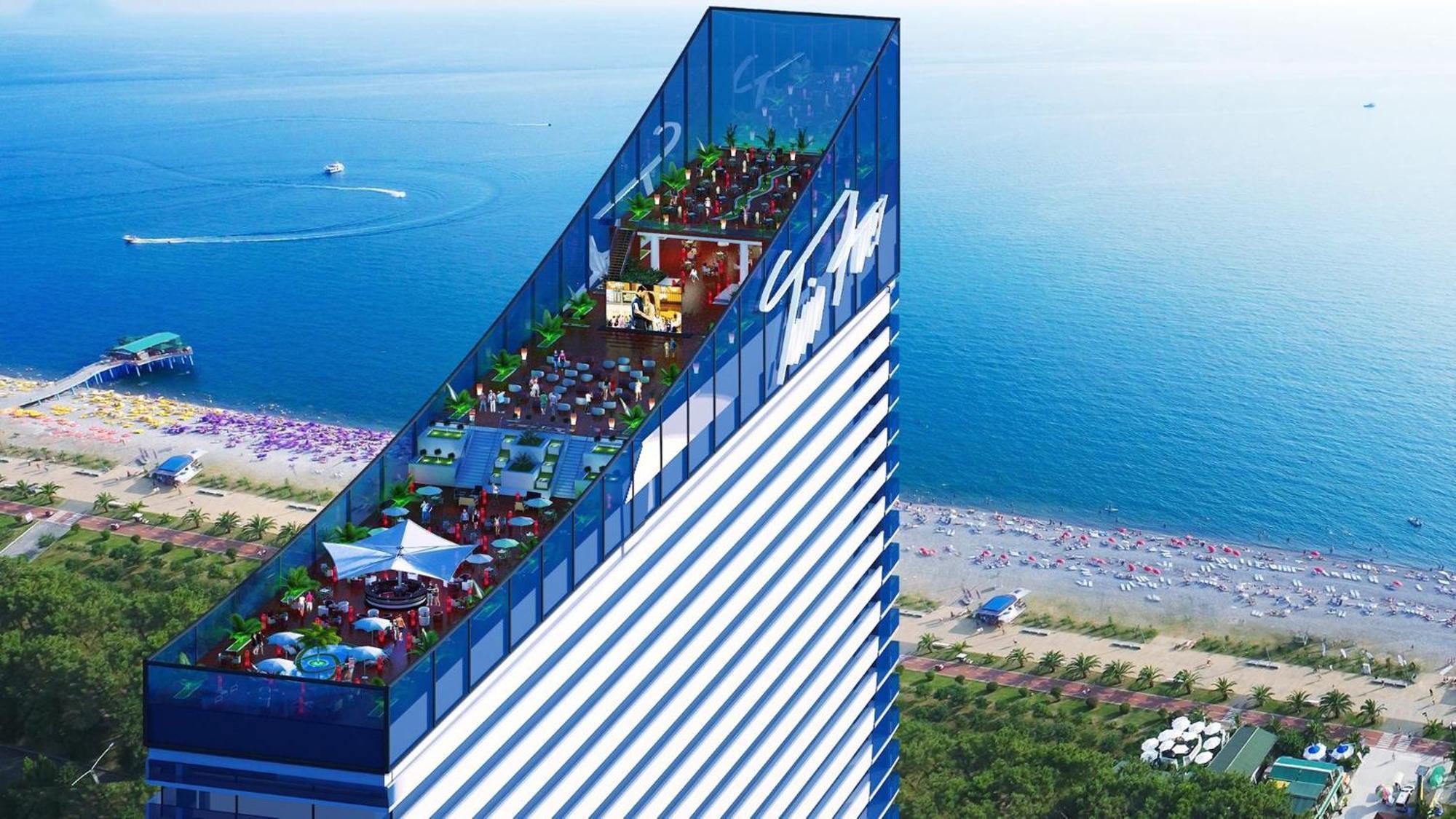 Sea View Apartments In Orbi City Batumi Kültér fotó